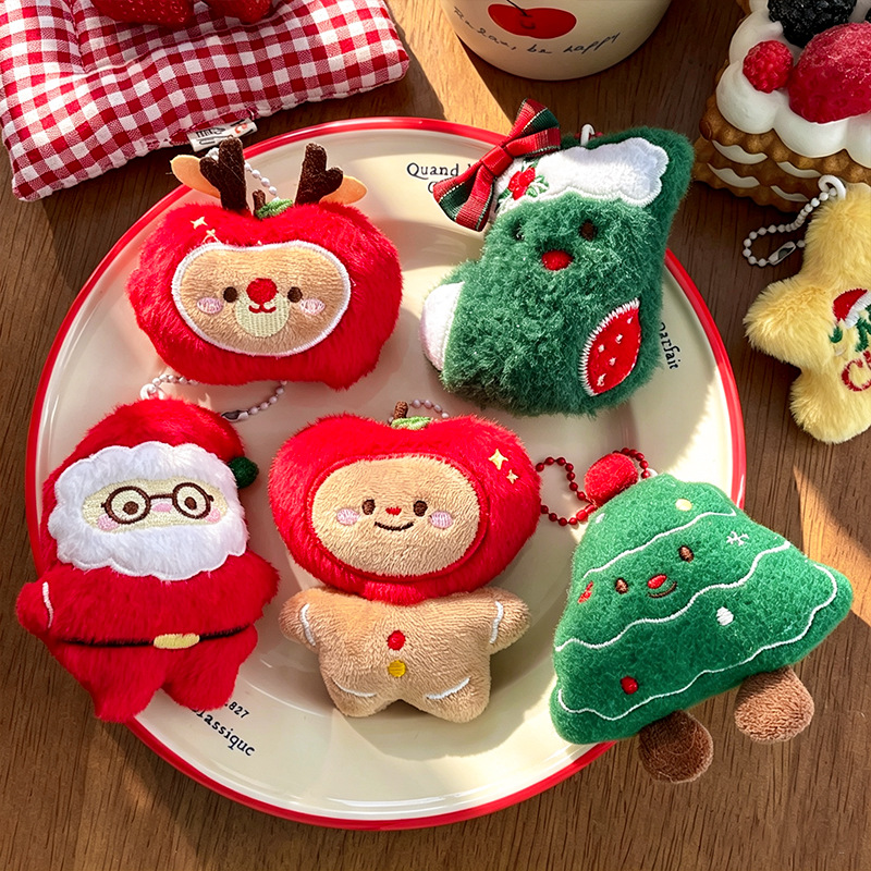 9pcs/Set Chrismas Plush Keycha - Backpacks recension och pris