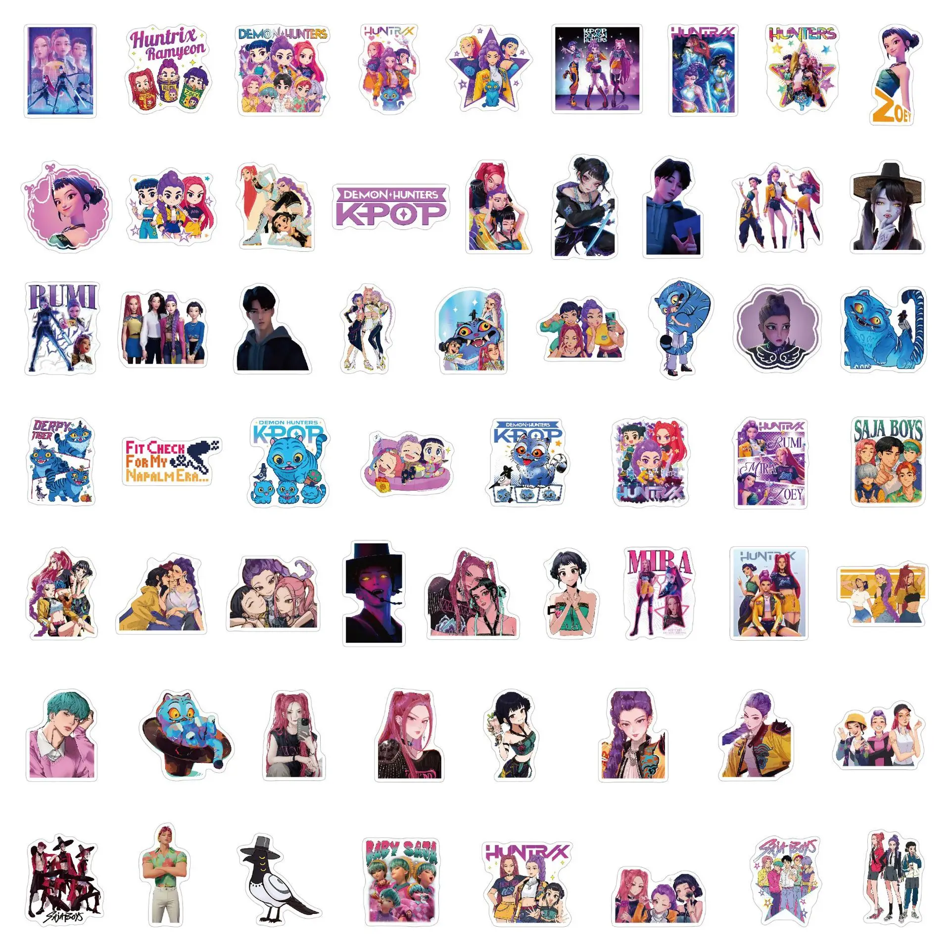60Pcs Anime Girls Lumi Mila Zo - Luggage recension och pris