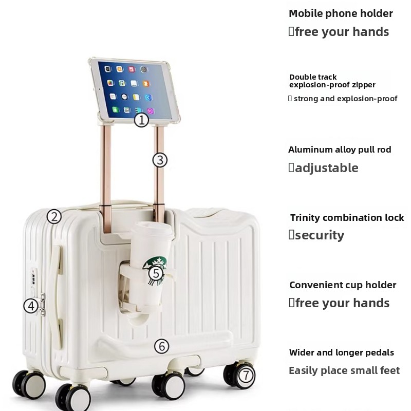 Newest Design Children Luggage - Spinner Wheel Rolling Suitcase 20 Inch recension och pris