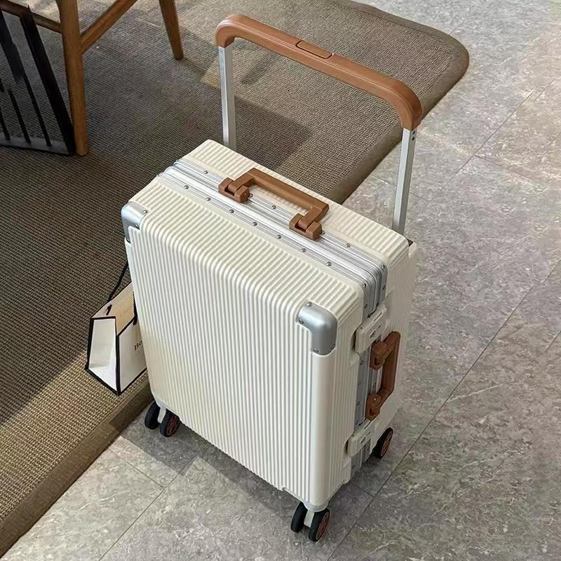 New Wide Trolley Case Luggage  - Aluminum Frame Carry On Luggage recension och pris
