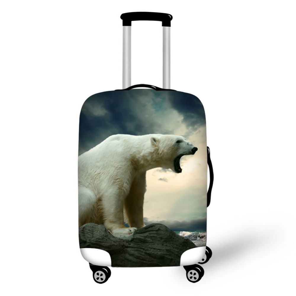 Animal polar bear luggage prot - Waterproof Suitcase Cover Protector recension och pris