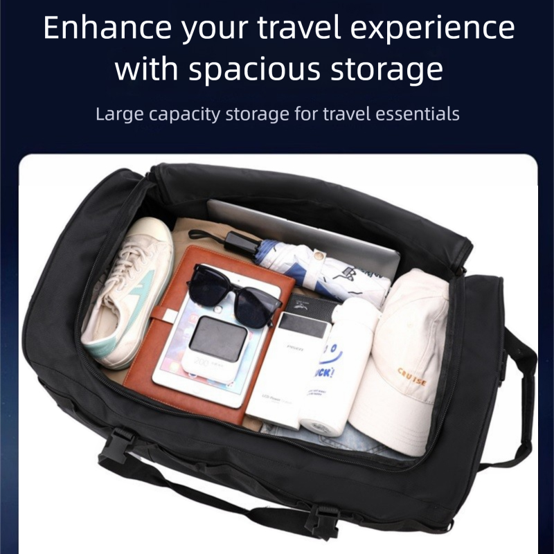 Heavy-Duty Wheeled Duffel Bag  - Foldable Rolling Luggage Bag recension och pris