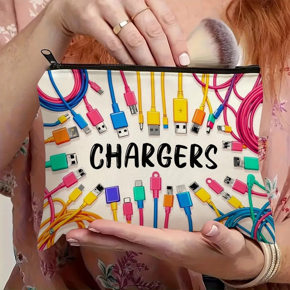 New Canvas Charger Storage Pou - Cosmetic Bags recension och pris