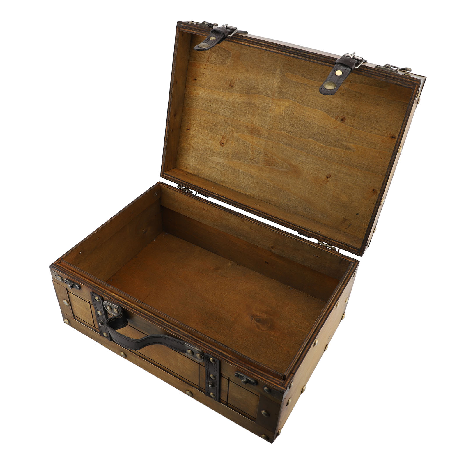 Retro Suitcase Synthetic Wood  - Retro Vintage Trunk Suitcase recension och pris