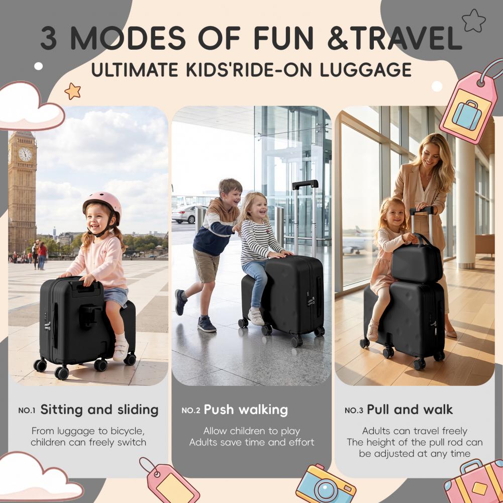 Fun Scooter 20 Inch Kids Ride  - Kids Ride On Suitcase Scooter recension och pris